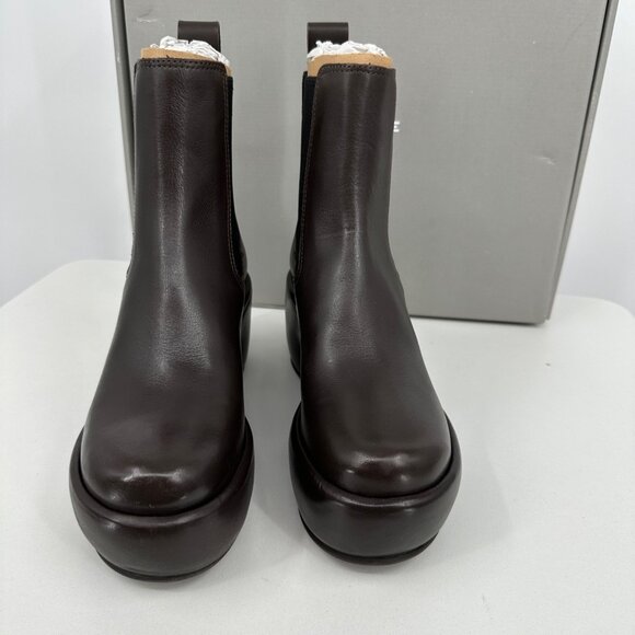 Everlane The Puffa Boot in Dark Brown size 7 Chelsea Ankle 3.25" Chunky Platform - Picture 4 of 11